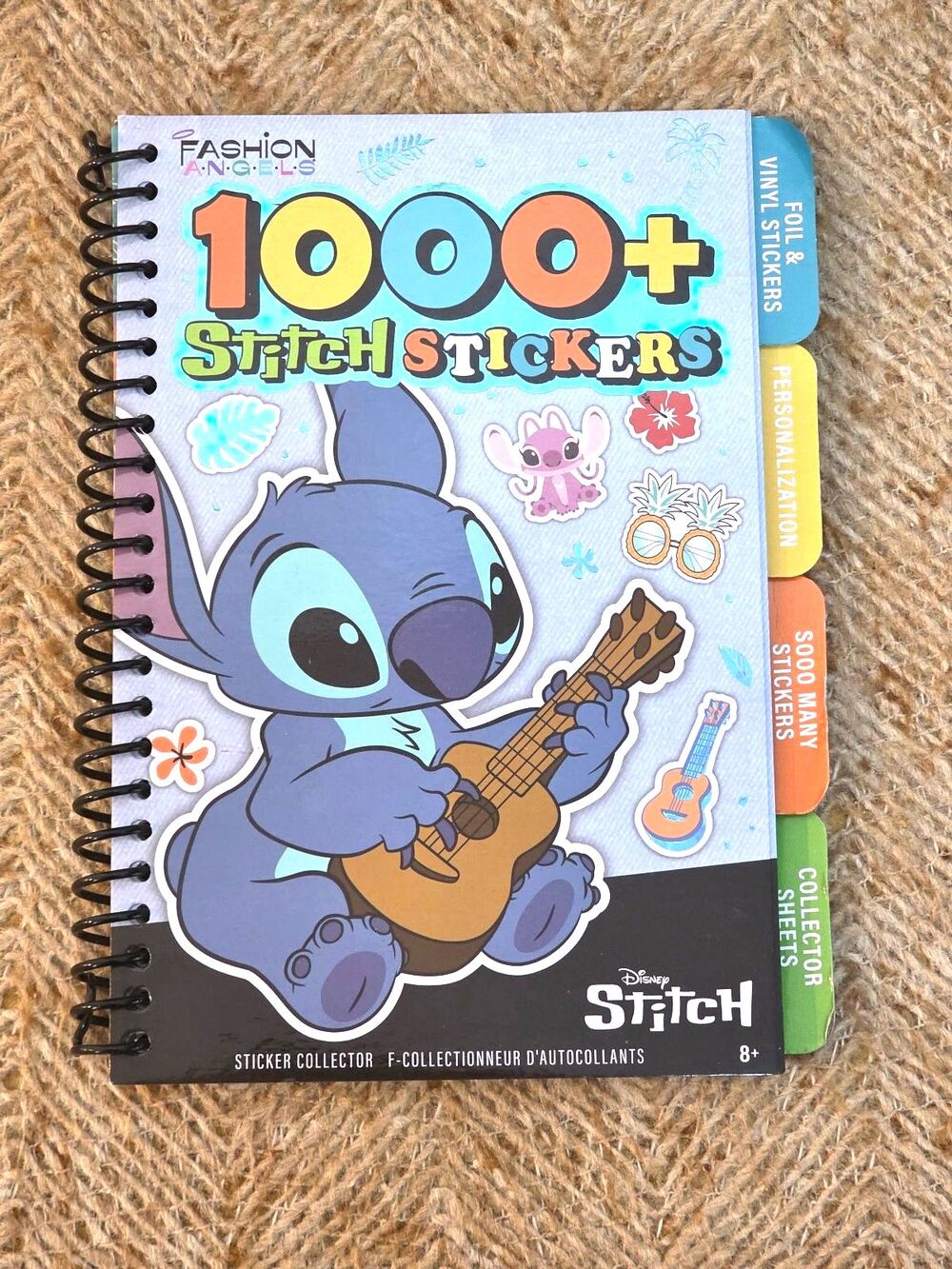 Disney Stitch Sticker Collector Book 1000+ Stickers Fashion Angels New Spiral